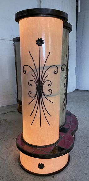 Italian counter with chairs, 70s Italian counter with chairs, 70s-5