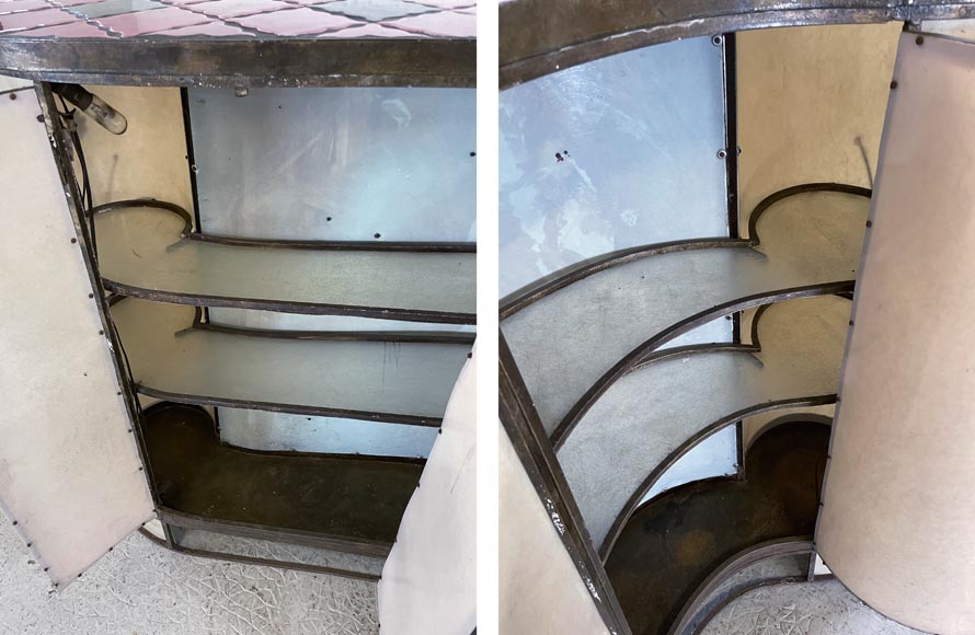 Italian counter with chairs, 70s Italian counter with chairs, 70s-10