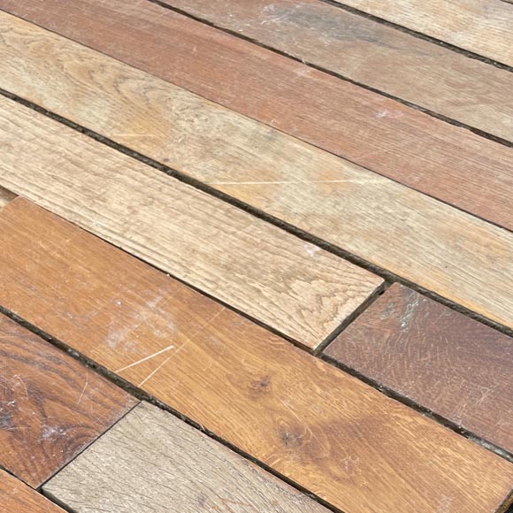 45 m² of linear oak flooring 45 m² of linear oak flooring-0