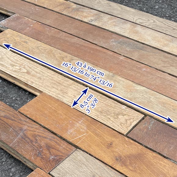 45 m² of linear oak flooring 45 m² of linear oak flooring-9