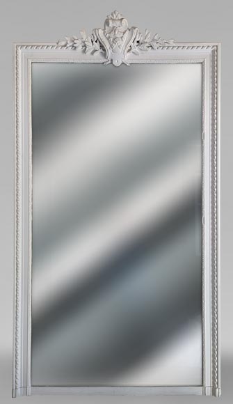 Napoleon III style trumeau with crossed ribbon Napoleon III style trumeau with crossed ribbon-0