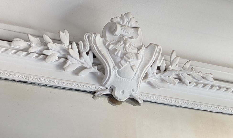 Napoleon III style trumeau with crossed ribbon Napoleon III style trumeau with crossed ribbon-2