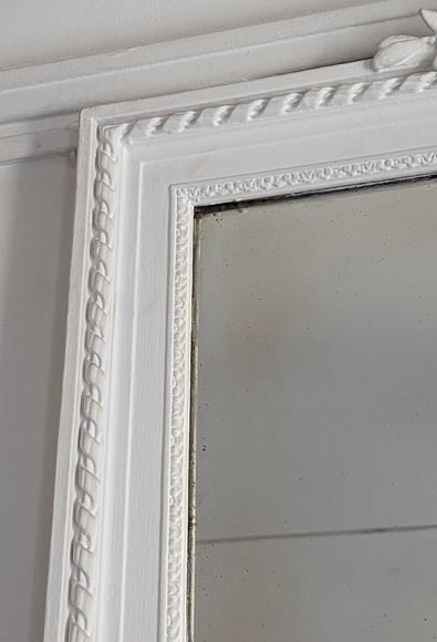 Napoleon III style trumeau with crossed ribbon Napoleon III style trumeau with crossed ribbon-3