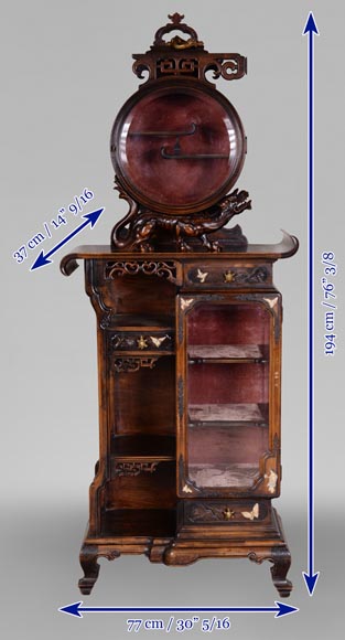 Louis Majorelle, japanese style display cabinet Louis Majorelle, japanese style display cabinet-15