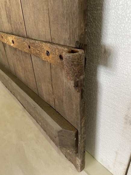 Oak door with rounded top from the 18th century Oak door with rounded top from the 18th century-6