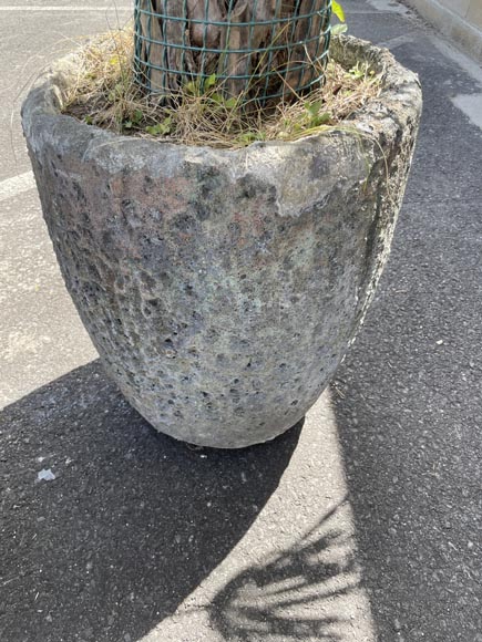 Three garden vases from stoneware crucible Three garden vases from stoneware crucible-2