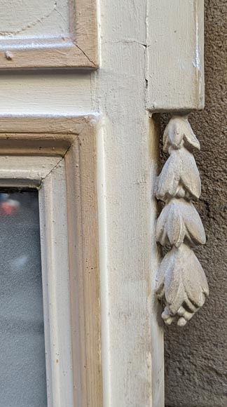 Trumeau in stucco and painted wood in the Louis XVI style Trumeau in stucco and painted wood in the Louis XVI style-3