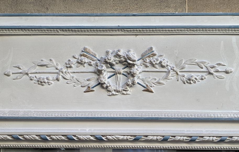 Trumeau in stucco and painted wood in the Louis XVI style Trumeau in stucco and painted wood in the Louis XVI style-1