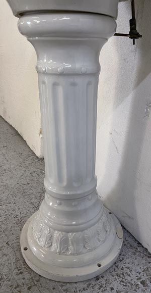 Earthenware washbasin on column, 19th century Earthenware washbasin on column, 19th century-7