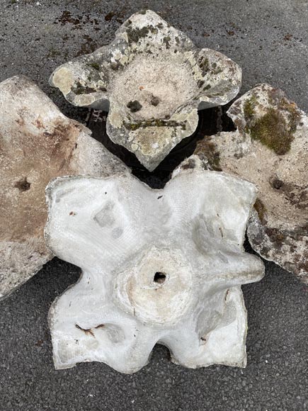 Set of 19 Concrete Planters in Willy Guhl Style Set of 19 Concrete Planters in Willy Guhl Style-2