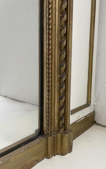 Louis XV style trumeau decorated with musical instruments Louis XV style trumeau decorated with musical instruments-7