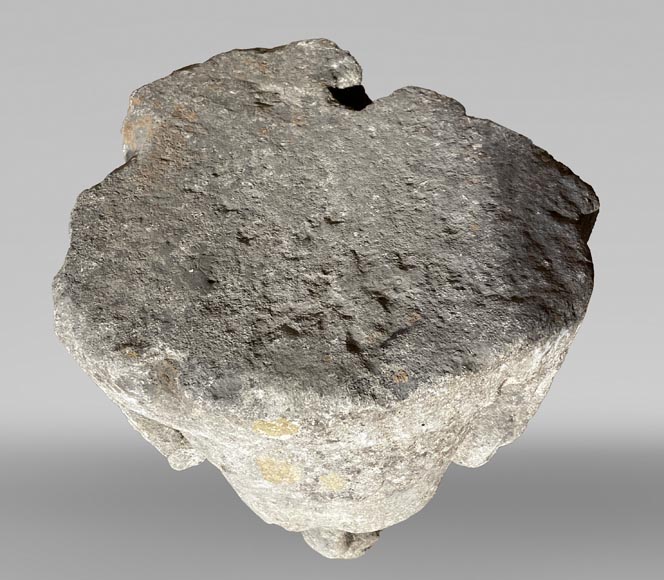 Medieval capital with demon's head, 12th century Medieval capital with demon's head, 12th century-6