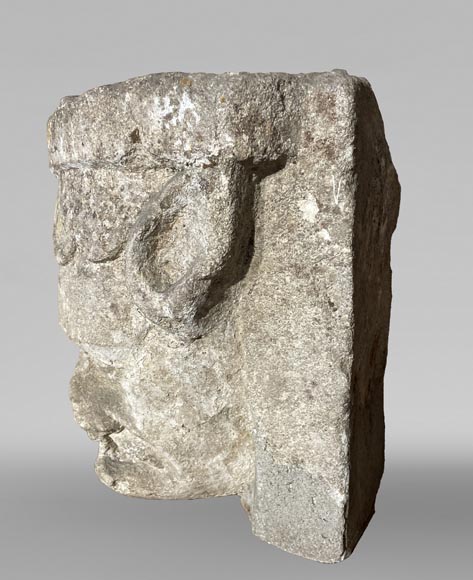 Medieval capital with demon's head, 12th century Medieval capital with demon's head, 12th century-9