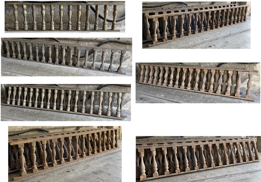 Important set of wooden railings from Egypt Important set of wooden railings from Egypt-1