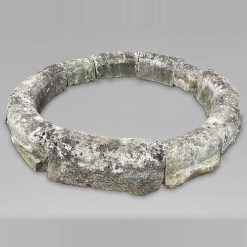 18th-century stone basin