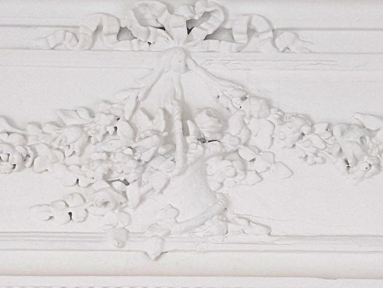 Louis XVI style trumeau with floral basket decoration Louis XVI style trumeau with floral basket decoration-1