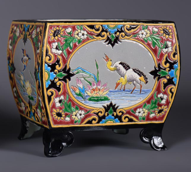 J. VIEILLARD & CIE Manufacture, Mantel Set, second half of the 19th century J. VIEILLARD & CIE Manufacture, Mantel Set, second half of the 19th century-5