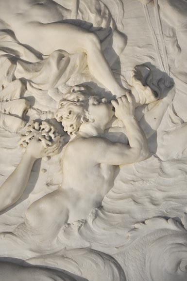 Extraordinary monumental fireplace signed by Jules Allard and Louis Ardisson coming from the Berwind Estate, Fifth Avenue, New York Extraordinary monumental fireplace signed by Jules Allard and Louis Ardisson coming from the Berwind Estate, Fifth Avenue, New York-9