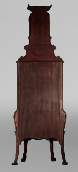 Japanese Half-Moon Display Cabinet, late 19th century Japanese Half-Moon Display Cabinet, late 19th century-10