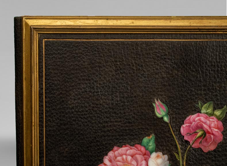 A briefcase with precious porcelain decoration by Julien-Nicolas RIVART A briefcase with precious porcelain decoration by Julien-Nicolas RIVART-5