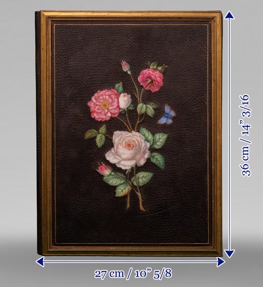 A briefcase with precious porcelain decoration by Julien-Nicolas RIVART A briefcase with precious porcelain decoration by Julien-Nicolas RIVART-9