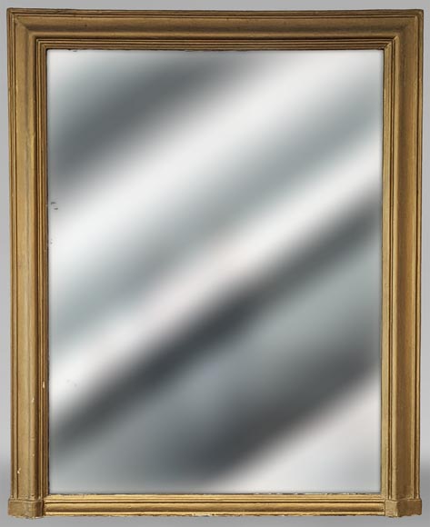 Louis XVI style moulded trumeau, gilded paintwork Louis XVI style moulded trumeau, gilded paintwork-0