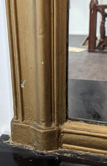 Louis XVI style moulded trumeau, gilded paintwork Louis XVI style moulded trumeau, gilded paintwork-5