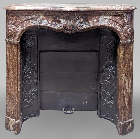 Louis XV style oak paneling and bookcase Louis XV style oak paneling and bookcase-7