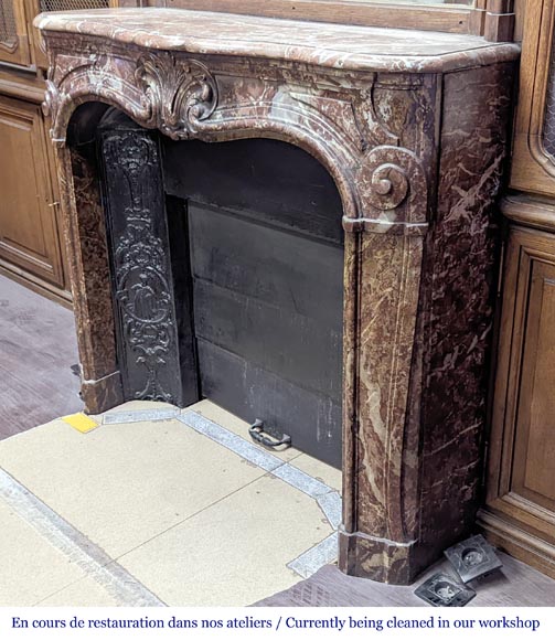 Louis XV style oak paneling and bookcase Louis XV style oak paneling and bookcase-13