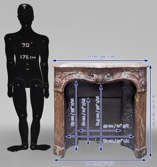 Louis XV style oak paneling and bookcase Louis XV style oak paneling and bookcase-19