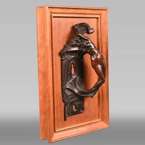 Pierre BRAECKE, Art Nouveau style handle with the inscription “L. Solvay”, 1901