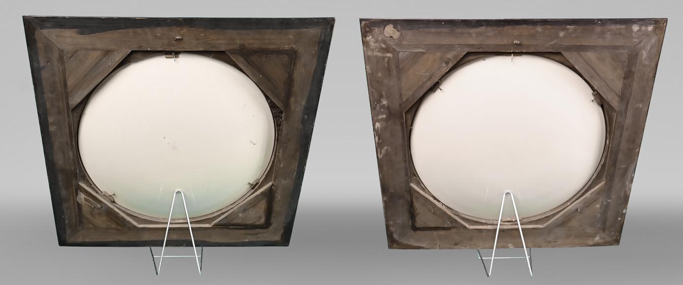 Imaginary views of Paris in the 16th century: two paintings on porcelain by Alphonse CHAIGNON Imaginary views of Paris in the 16th century: two paintings on porcelain by Alphonse CHAIGNON-11