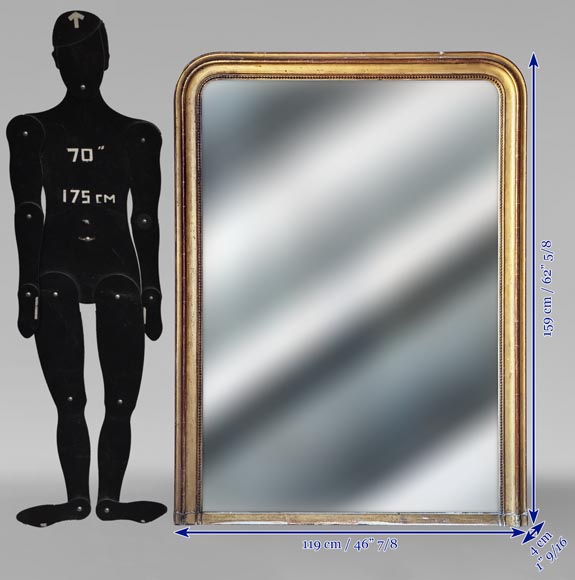 Gilded wood trumeau in the Napoleon III style Gilded wood trumeau in the Napoleon III style-7