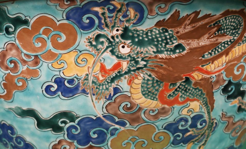 Alphonse Giroux, the Japonism style koi carp bowl  Alphonse Giroux, the Japonism style koi carp bowl-4