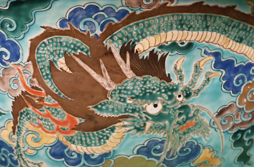 Alphonse Giroux, the Japonism style koi carp bowl  Alphonse Giroux, the Japonism style koi carp bowl-5