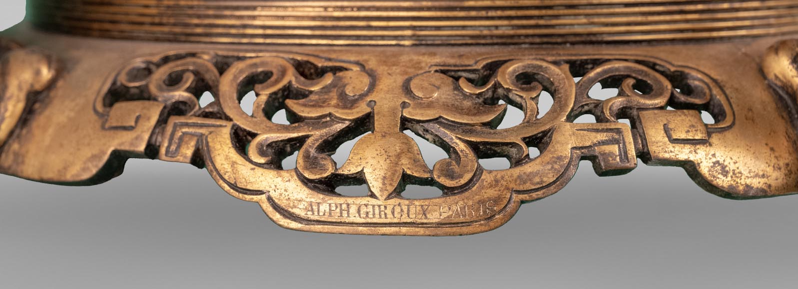 Alphonse Giroux, the Japonism style koi carp bowl  Alphonse Giroux, the Japonism style koi carp bowl-7