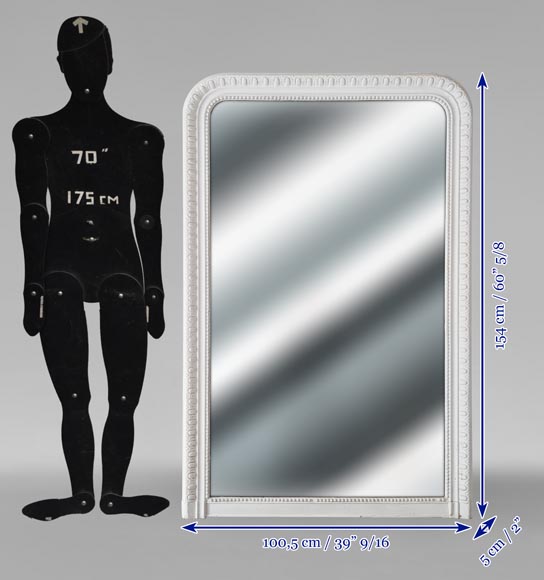 Regency-style trumeau with rounded corners Regency-style trumeau with rounded corners-5