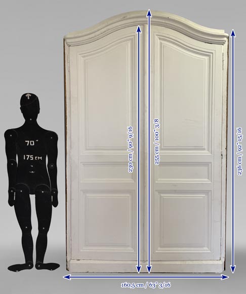 Double curved cupboard door with frame Double curved cupboard door with frame-8