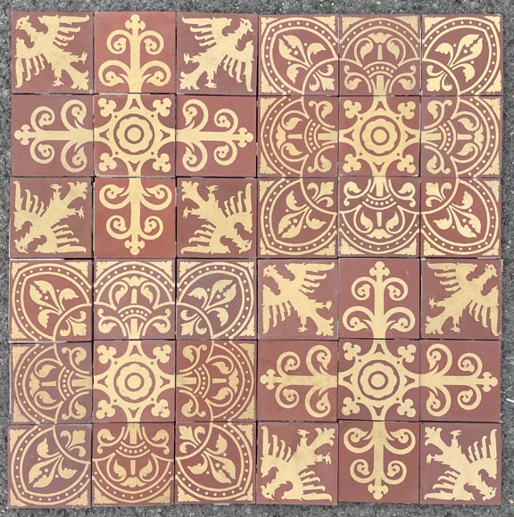 19 m² cement tile floor 19 m² cement tile floor-1