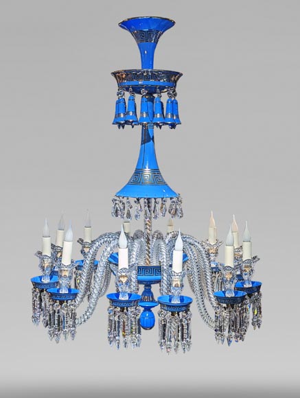 Baccarat opaline chandelier Baccarat opaline chandelier-0