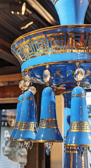 Baccarat opaline chandelier Baccarat opaline chandelier-3