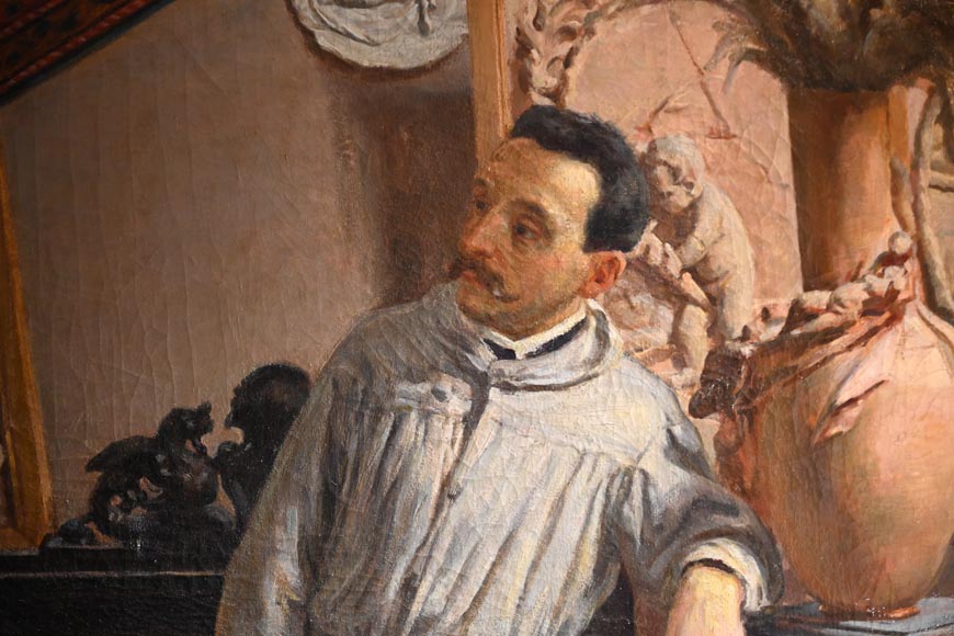 Italian School, 19th Century – The Sculptor’s Studio Italian School, 19th Century – The Sculptor’s Studio-3