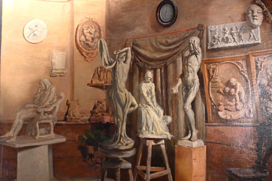 Italian School, 19th Century – The Sculptor’s Studio Italian School, 19th Century – The Sculptor’s Studio-4