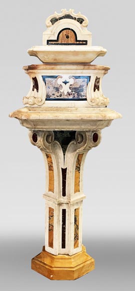 Marble fountain, late 19th century Marble fountain, late 19th century-0