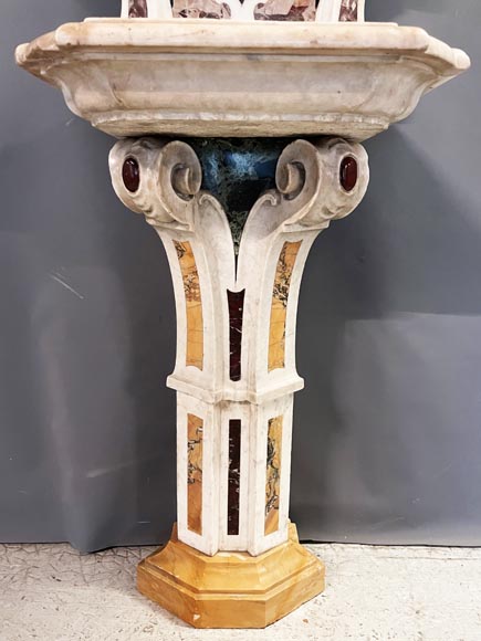 Marble fountain, late 19th century Marble fountain, late 19th century-3