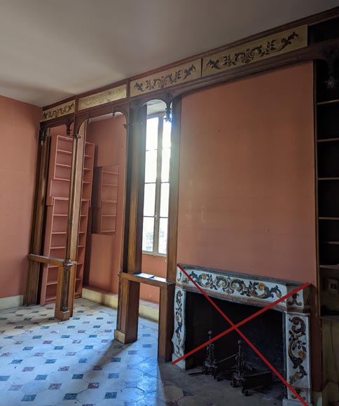 Piece of oak woodwork in the Napoleon III style, late 19th century Piece of oak woodwork in the Napoleon III style, late 19th century-3