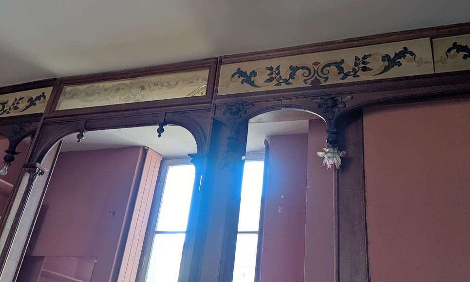 Piece of oak woodwork in the Napoleon III style, late 19th century Piece of oak woodwork in the Napoleon III style, late 19th century-4