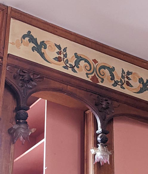 Piece of oak woodwork in the Napoleon III style, late 19th century Piece of oak woodwork in the Napoleon III style, late 19th century-6