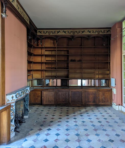 Piece of oak woodwork in the Napoleon III style, late 19th century Piece of oak woodwork in the Napoleon III style, late 19th century-12