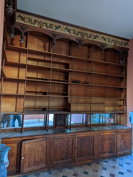 Piece of oak woodwork in the Napoleon III style, late 19th century Piece of oak woodwork in the Napoleon III style, late 19th century-13